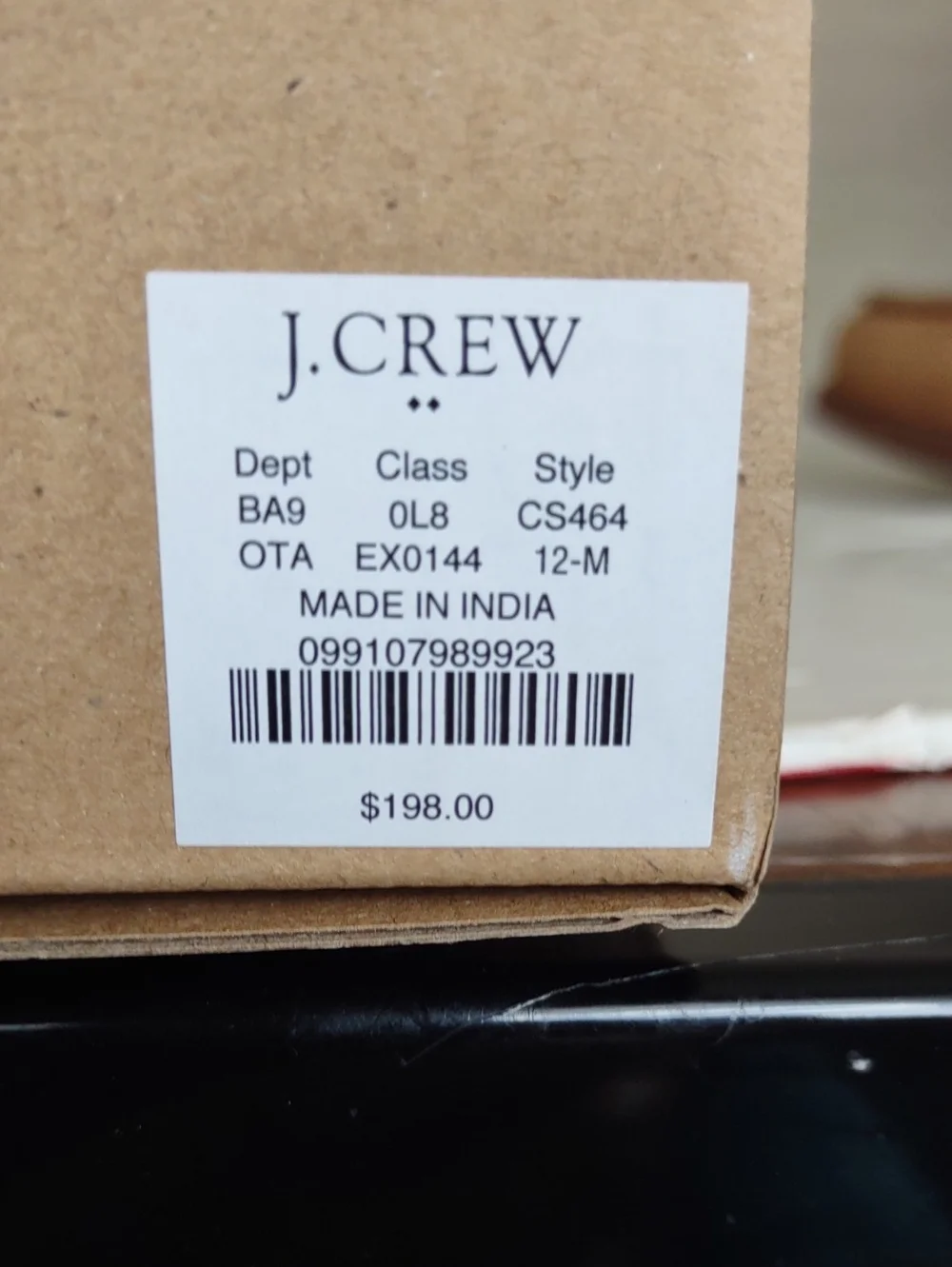 BRAND NEW J. Crew Tan Leather Moccasin-Style Boat Shoes